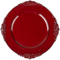 Plato Base Color Rojo de 33cms Modelo 1180256