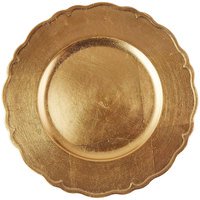 Plato Base Color Dorado de 33cms Modelo A215GD
