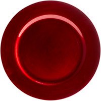 Plato Base Color Rojo de 33cms Modelo TRR665RD