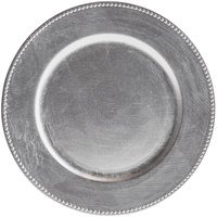 Plato Base Color Plateado de 33cms Modelo 11800SV PLASTICO