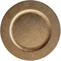 Plato Base Color Dorado Faux de 33cms Modelo 1270504