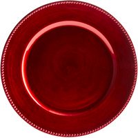 Plato Base Color Rojo de 33cms Modelo 1270170RD