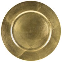 Plato Base Color Dorado de 33cms Modelo LAG24 plastico