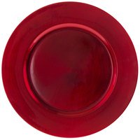 Plato Base Color Rojo de 33cms Modelo LARD24
