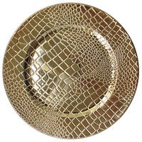 Plato Base Color Croc Dorado de 33cms Modelo 12705734