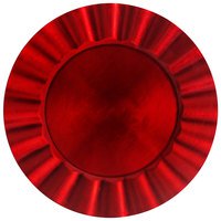 Plato Base Color Rojo de 33cms Modelo 1183059RD