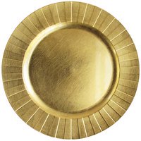 Plato Base Color Dorado de 33cms Modelo 1182772 Plastico