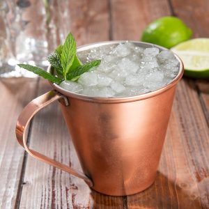 Tarro Vaso de Cobre Conico Terminado Suave Mula Moscu 18oz (Se vende por caja de 12 piezas)