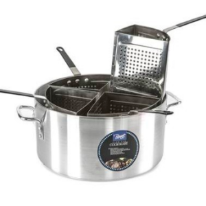 JUEGO DE OLLA PARA COCCION DE PASTA 5 PZAS