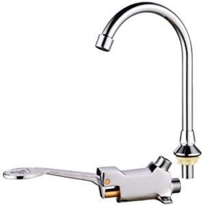 CUELLO DE GANSO A PISO DE 5 1/2pg, PARA VALVULAS DE PEDAL Y RODILLA