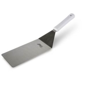 ESPATULA RECTANGULAR 8pg X 4pg MANGO NYLON, COLOR BLANCO