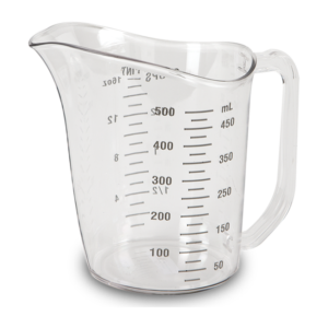 JARRA MEDIDORA ECONOMICA 0.500 LITROS PC