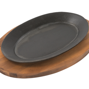 COMAL PARA CARNE OVALADO (29*20 CMS) ACERO AL CARBON