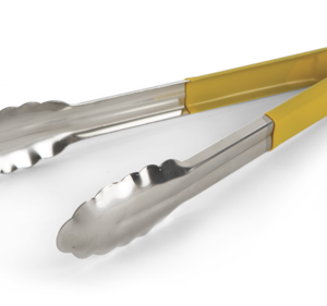 PINZA ACERO PLASTICO 12pg COLOR AMARILLO