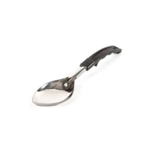 CUCHARA PARA COCINAR ACERO INOX MANGO PLASTICO 15pg LISA