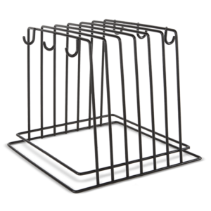 RACK PORTA TABLAS COLOR NEGRO