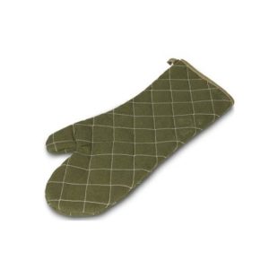 GUANTES DE ALGODON COLOR VERDE 17pg (SOPORTA HASTA 200 C) 2 PIEZAS