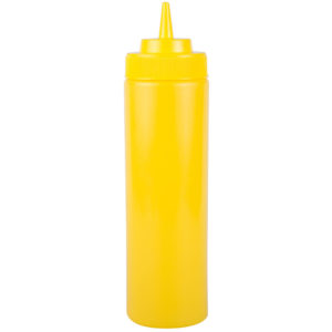 RECIPIENTE PARA ADEREZO AMARILLO 24 Oz