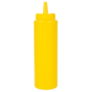 RECIPIENTE PARA ADEREZO AMARILLO 8 oz