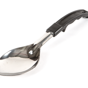 CUCHARA PARA COCINAR ACERO INOX MANGO PLASTICO 13pg LISA