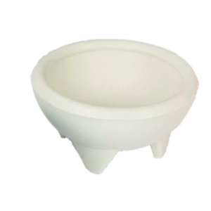 SALSERO DE PLASTICO MOLCAJETE BLANCO