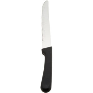 CUCHILLO MESA SIERRA 4pg M PLASTICO PUNTA REDONDA BLISTER