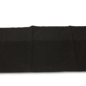 DELANTAL CORTO A CINTURA C/BOLSA 57 X 31 CMS COLOR NEGRO