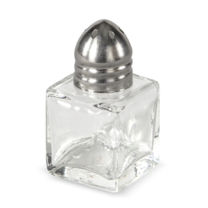 SALERO D VIDRIO CUADRADO 0.5 Oz