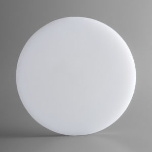 TABLA DE CORTE REDONDA BLANCA, 12pg DIAMETRO, 1pg ESPESOR