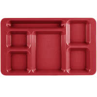 CHAROLA DE 6 COMPARTIMENTOS MARCA Cambro MODELO 1596CWRD / 9 x 15pg , 24 pzas