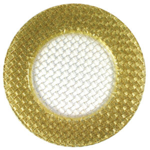 Plato Base Color Glass de 33cms Modelo 1470058GD plastico