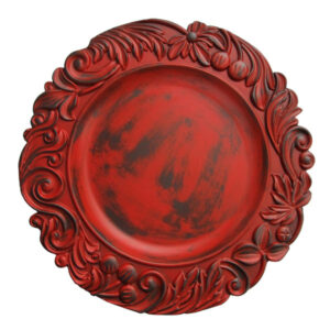 Plato Base Color Rojo de 33cms Modelo 1320272RO