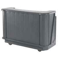 BAR PORTATIL Cambro BAR650191 Granite Gray Cambar 67" Portable Bar with 7-Bottle Speed Rail