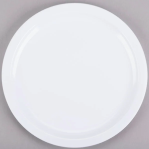 PLATO EXTENDIDO 10 PG MELAMINA BLANCA CARLISLE (48 PIEZAS POR CAJA)