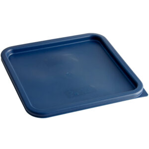 TAPA PARA CONTENEDOR CUADRADO POLICARBONATO 12, 18 Y 22 QT AZUL CAMBRO (PRECIO POR 6 PIEZAS)