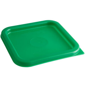 TAPA PARA CONTENEDOR CUADRADO POLICARBONATO 2 Y 4 QT VERDE CAMBRO (PRECIO POR 6 PIEZAS)