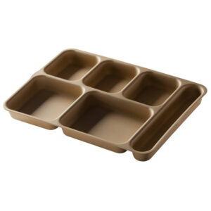 CHAROLA DE 6 COMPARTIMENTOS MARCA CAMBRO MODELO 10146DCP167 PLASTICO / 14 3/16 x 10pg (SU TAPA ES 21410146DCPC) CHAROLA ESTIBABLE