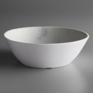 Carlisle 5310837 Ridge 22 oz. Marble Melamine Bowl - 12/Case