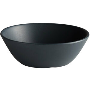 Carlisle 5311038 Ridge 8 oz. Slate Melamine Bouillon Bowl - 24/Case