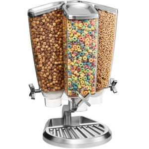 DISPENSADOR DE CEREAL ROTATIVO 4 RECIPIENTES 3.8 LTS C/U MARCA ROSSETO