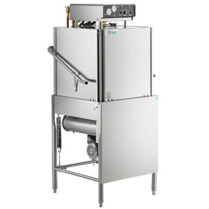 LAVAVAJILLAS NOBLE SENCILLA DE UN RACK 208/230 V, HT-180 TRIFASICA MEDIDAS:  25 1/4 x 25 1/4 x 64 3/8 pg