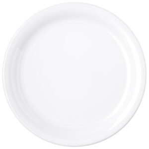 PLATO MELAMINA 9 PG LINEA DURUS CARLISLE COLOR BLANCO 24 PIEZAS POR CAJA