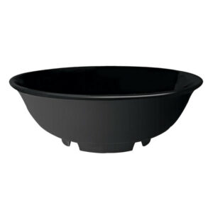 PLATO BOWL 32 OZ MELAMINA NEGRA ELEGANCE MARCA GET (12 PIEZAS POR CAJA)