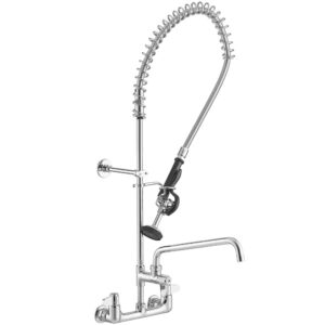 LLAVE DE PRELAVADO Y REGADERA MONTAJE A PARED LARGO DE MANGUERA 44PG, FAUCET 6 PG T&S