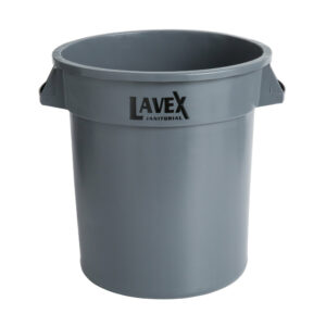 CONTENEDOR DE BASURA 10 GAL COLOR GRIS MARCA LAVEX (SU TAPA ES 475TCLD10GY)