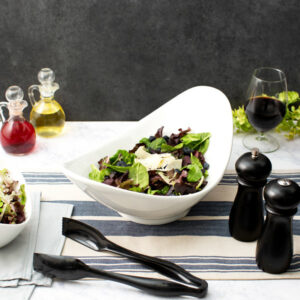 Plato Ovalado Hondo Curvo de 52 oz WTR-15FBWL Blanco Brillante Marca Strawberry Street (Caja con 4 piezas)