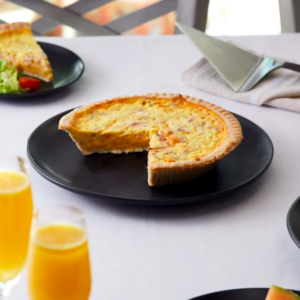 PLATO MATE NEGRO REDONDO DE 22.9 CMS (CAJA CON 24 PIEZAS)