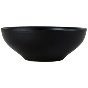 PLATO MATE NEGRO BOWL 15 OZ CERAMICA (CAJA CON 36 PIEZAS P/U)