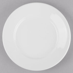 PLATO POSTRE DE 18 cms MARCA WORLD BLANCO BRILLANTE (CAJA CON 36 PIEZAS)