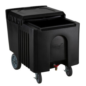 CARRO PARA HIELO 125 LB (56 LTS) COLOR NEGRO